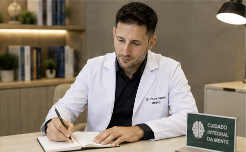 Dr. Yhure Cabral em ambiente profissional